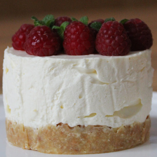Cheesecake au yuzu et son cœur coulant