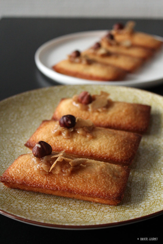 Financiers Noisettes - Univers Gourmet