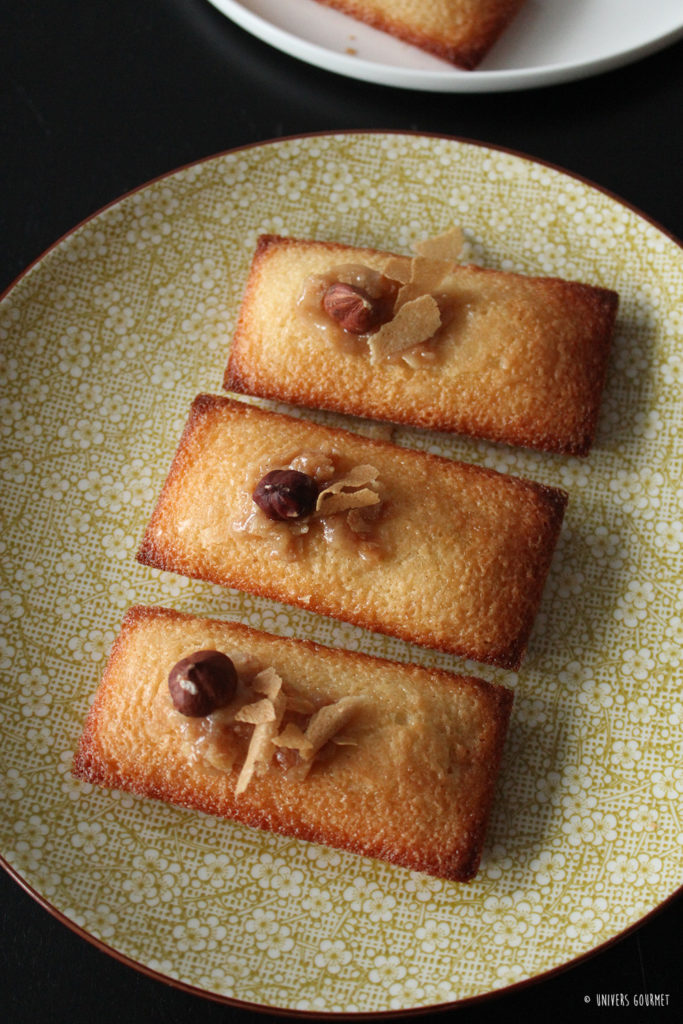 Financiers Noisettes - Univers Gourmet